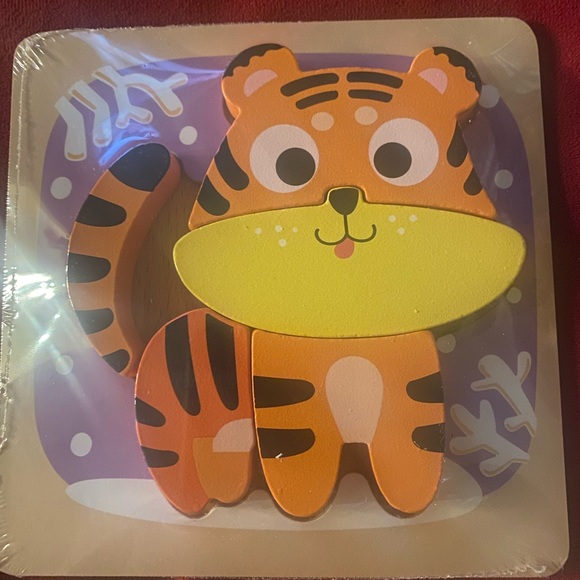 Puzzles-Wooden-Animals-6 total-wrapped - Picture 5 of 7